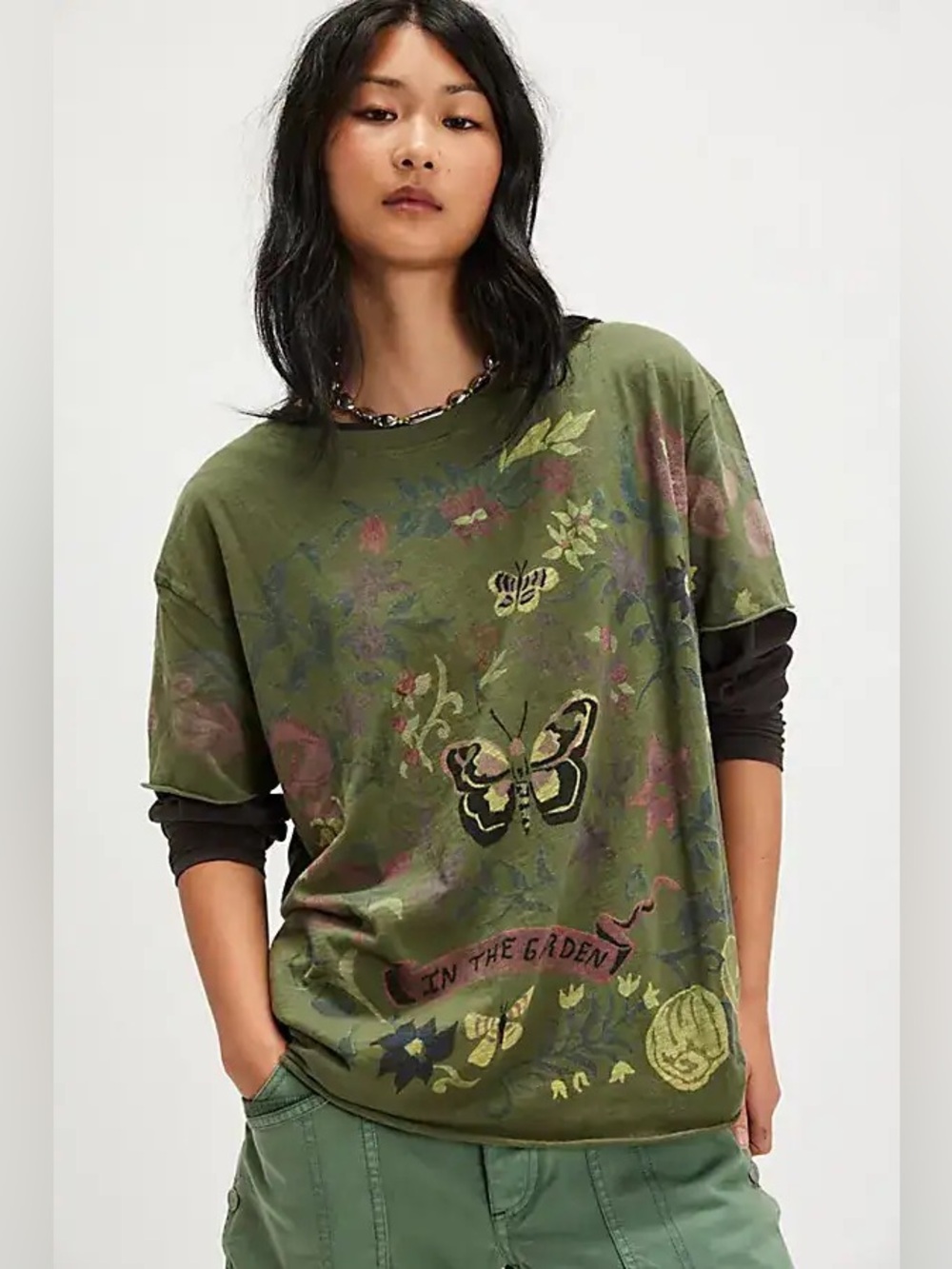 The Bureau Secret Garden Tee Green